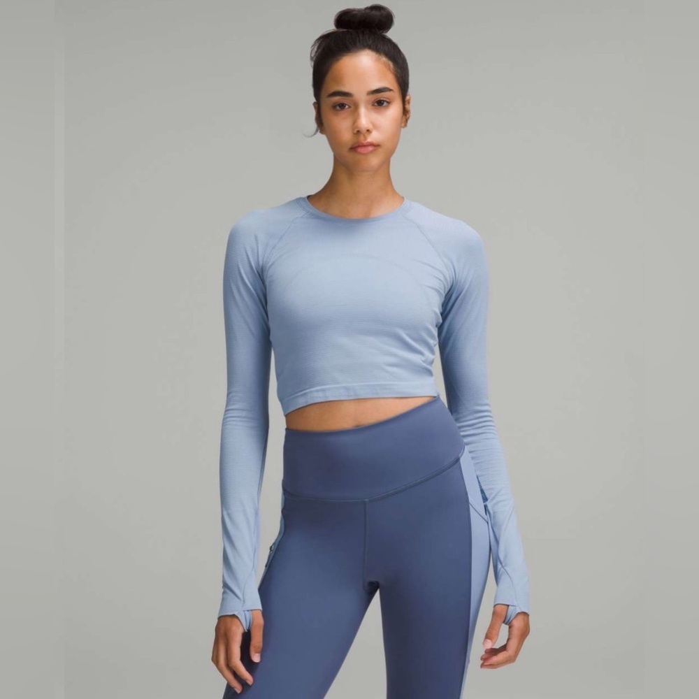 Lululemon Swiftly Tech Cropped Long-Sleeve Shirt 2.0